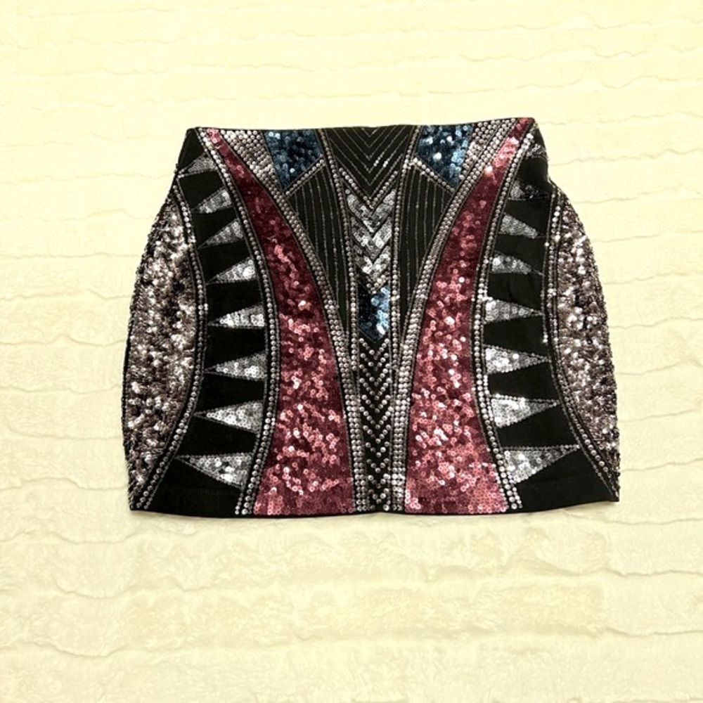NWT Express Sequined Mini Skirt
